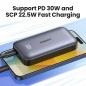 AIRLINE APPROVED, DUAL PORT 10000MAH ULTRA SLIM QUICK CHARGING 30W POWER BANK WITH DIGITAL DISPLAY UGREEN PB502 - 25185 AIRLINE APPROVED, DUAL PORT 10000MAH ULTRA SLIM QUICK CHARGING 30W POWER BANK WITH DIGITAL DISPLAY UGREEN PB502 - 25185